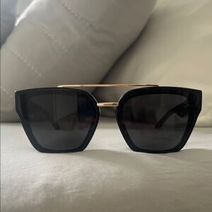 Quay Australia Black and Gold Sunglasses
